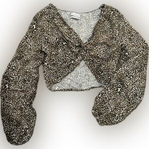 Urban Outfitters, medium, long sleeve crop top